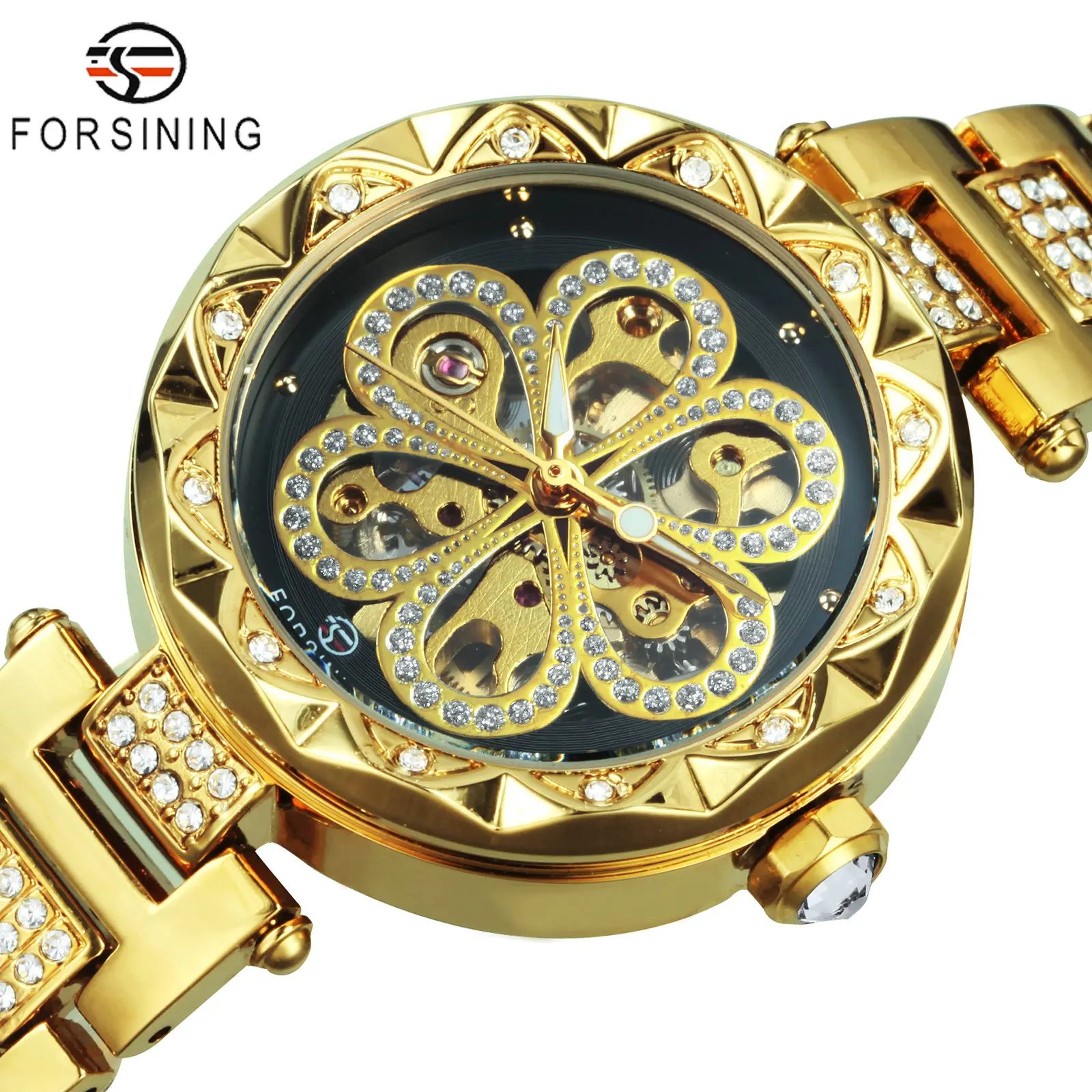 Forsining Elegant Watch For Women Top Brand Luxury Mechanical Ladies