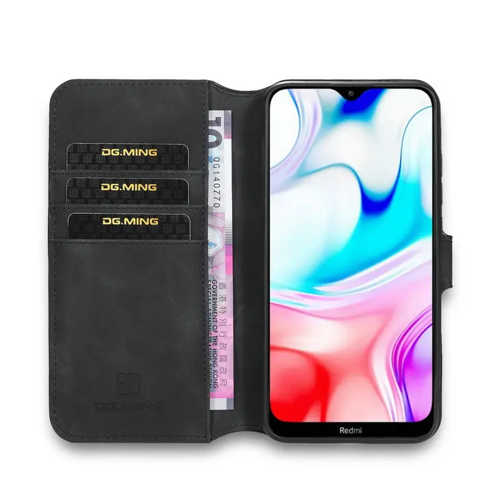 Чехол-книжка Redmi8 8 A, Ретро кошелек, чехол для телефона Xiaomi Redmi 8, чехол 360, защитный кожаный чехол для Redmi 8A, противоударный чехол