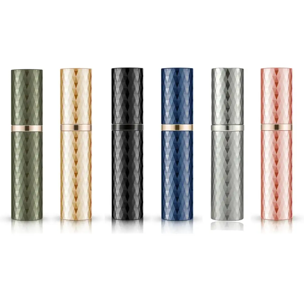 

Leaking Proof Refillable Perfume Atomizer 5ml Aluminum Portable Travel Perfume Bottle Consmetic Container Air Fresh Spray