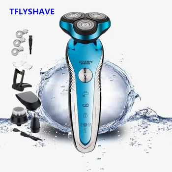 

Electric Shaver USB Rechargeable Full Body Washing Intelligent Digital Display Shaver Hair Clipper Nose Ear Hair Trimmer
