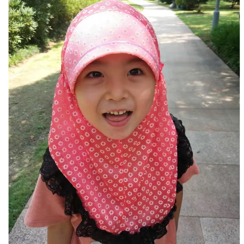 Мусульманский головной платок свободного размера Детские мусульманские хиджабы