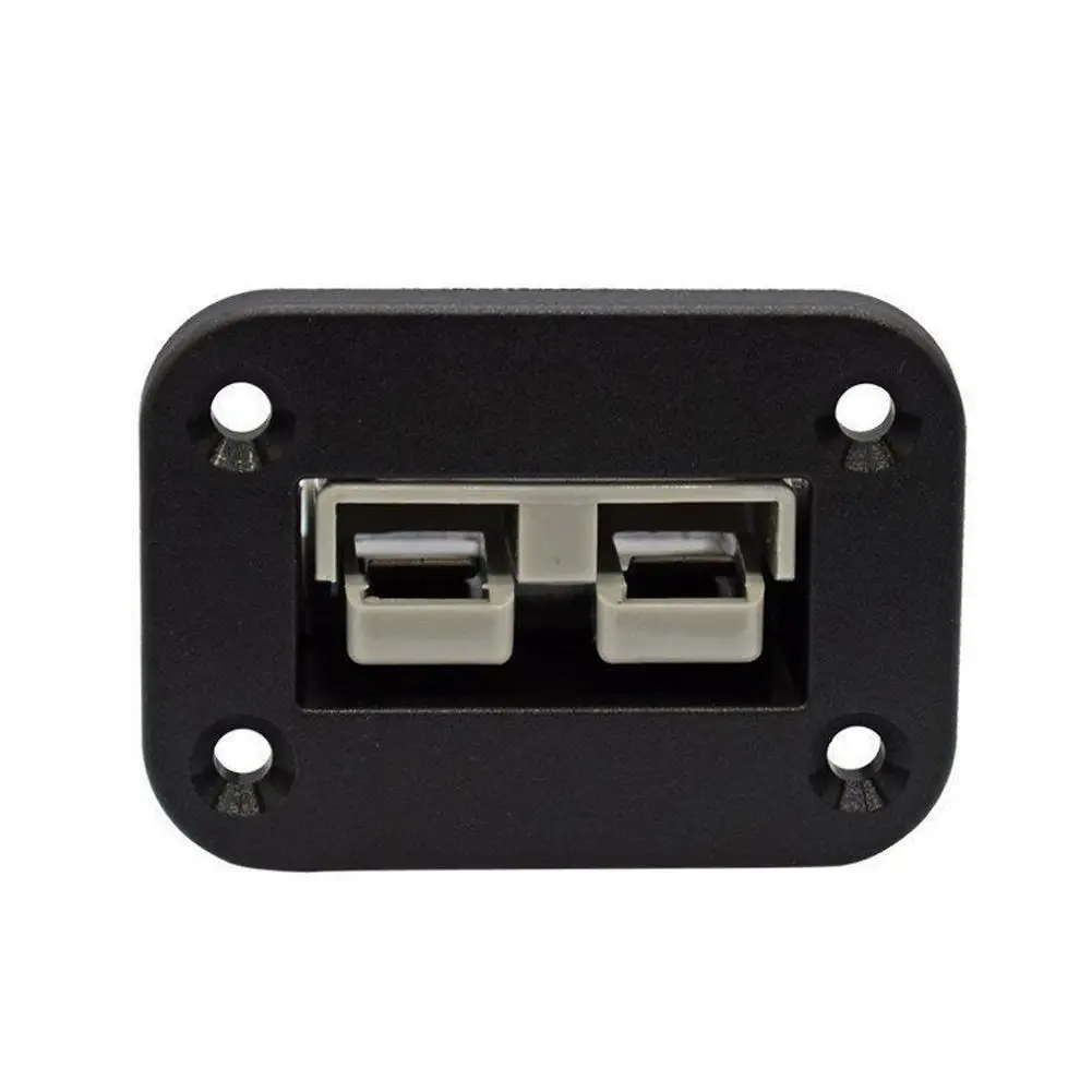 Double 50Amp Mounting Mount Bracket Anderson Double Cover with plugs 