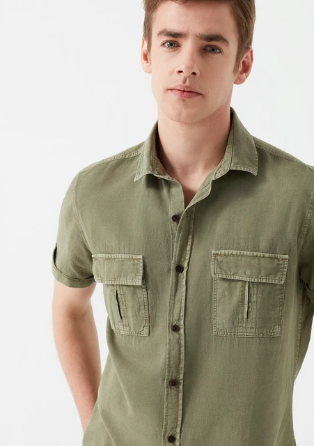Mavi Men Double Pocket Shirt Shirts 