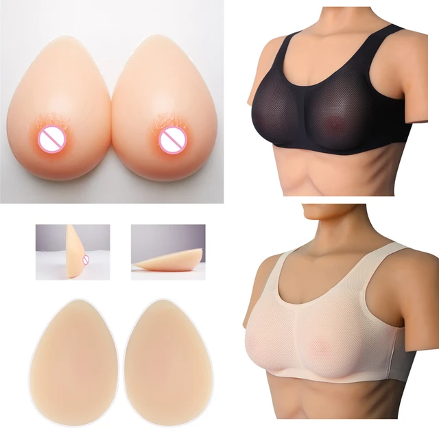 1200g DD Cup Realistic Silicon Breast Forms Strap Fake Boobs for  Crossdresser and Drag Queen Breast Bust Enhancer