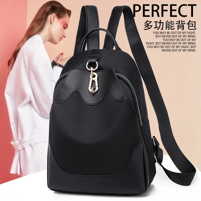 

2019 Spring New Style Versatile Backpack Women's Korean-style Casual Backpack Simple Waterproof Travel Bag