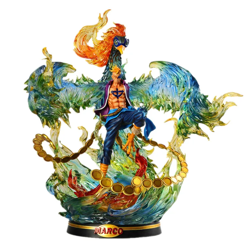 

Big Size Anime One Piece Whitebeard Pirates Marco PVC Action Doll Collectible Model Baby Toy Christmas Gift For Children