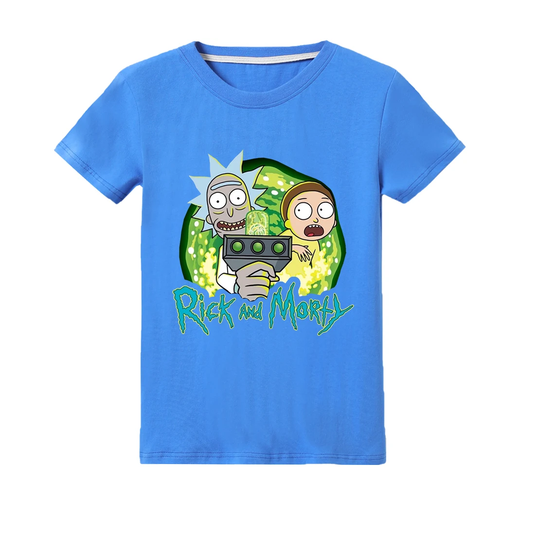 New Rick and morty Children Hoodies Cotton Funny Print Hoodie Fashion Sweatshirt Boys t shirts girl tops christmas t shirt - Цвет: T1184