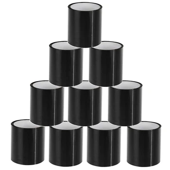 

10Pcs 8 cm Air-Conditioning Bandage Insulation Pipe Pvc Tape Winding Tape Tough Black Cable Tie