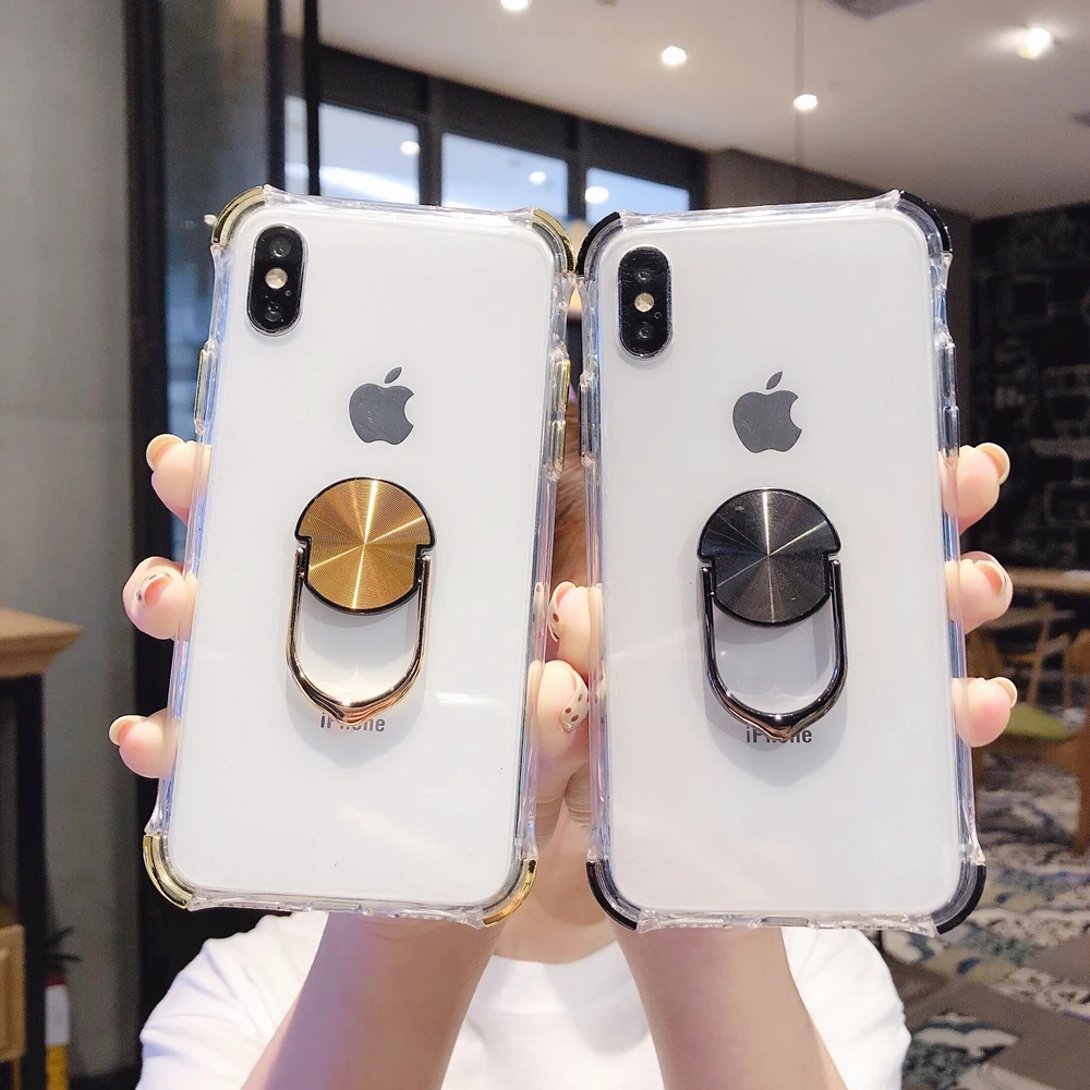 Для iPhone XR оригинальный прозрачный защитный чехол 7/8 Plus Xs X с магнитным