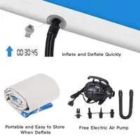 Inflatable Air Mat Tumble Gymnastics Track Fitness Airtrack Gymnastics Mat Yoga Tumbling Mat for Cheerleading Free Pump 2