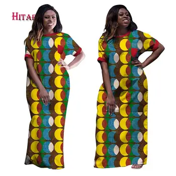 

2019 Wholesale African Dresses for Women Dashiki Ropa Africa Traditional Clothing African Robe Long African Print Dresses WY998
