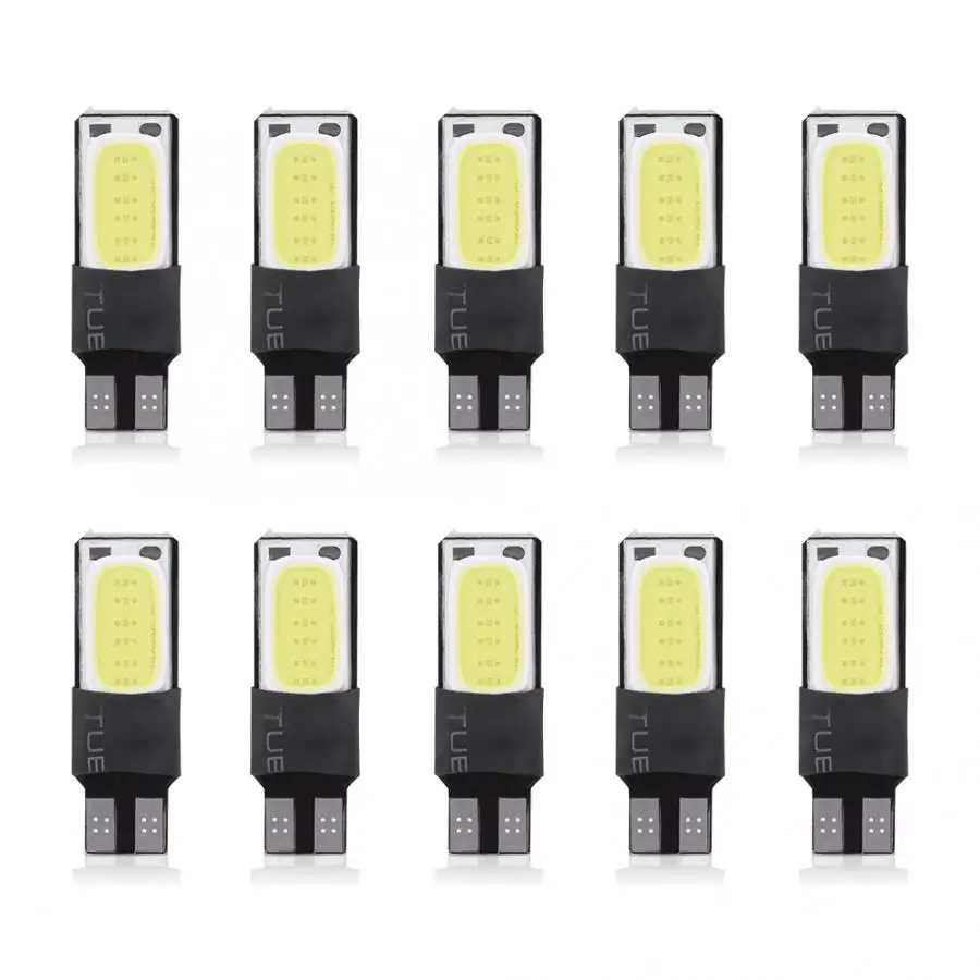 Горячая 10 шт. T10 W5W 6SMD Автомобильный светодиодный светильник Canbus ОШИБОК COB боковая сигнальная пластина зажигалки автомобильные аксессуары