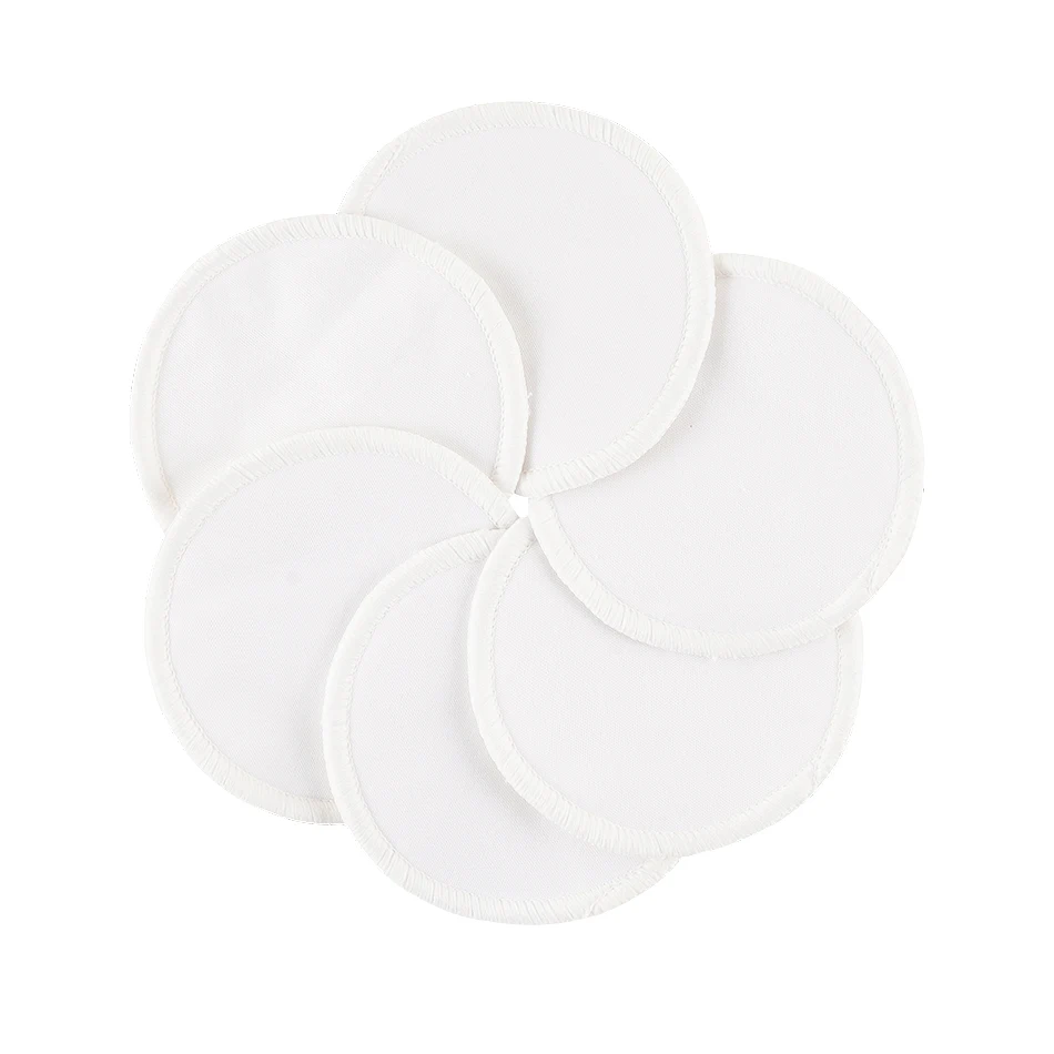 Elinfant Waterproof 10cm Bamboo Breastfeeding Pad, Reusable Nursing Pads, 6pcs set, With Laundry Bag, breast pads,milk pads