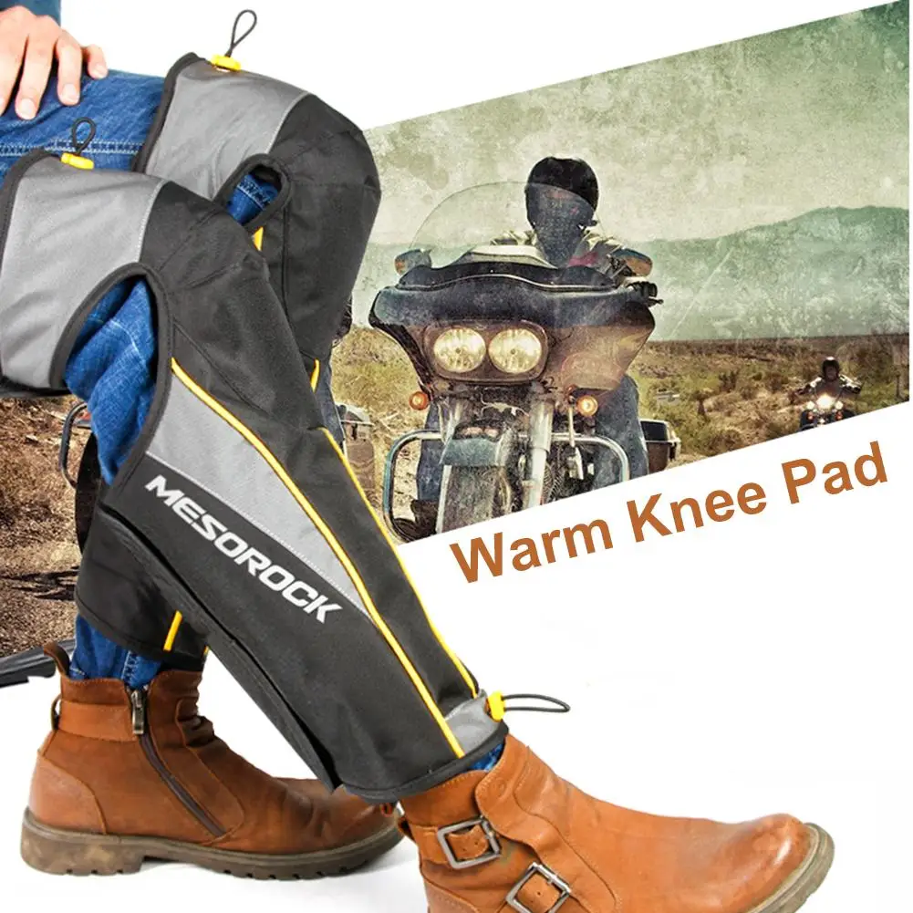 

Motorcycle Knee Protector Unisex Warm Knee Pad Leg Warmer Protector Off-Road Motorcycle Knee Pads Snowboarding Skiing Kneepad