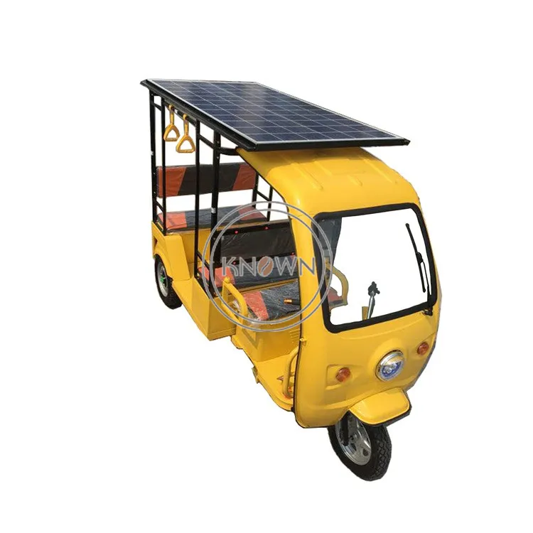 6 7 пассажиров транспорта Электрический Солнечный трицикл DumperTaxi рикша Три Колеса