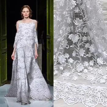 

2019 Latest French Advanced Stones Nigerian Lace Dress High Quality Beads Tulle African Lace Fabric Wedding French Tulle Lace