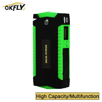 

GKFLY 600A Peak Current Battery Charger Starting Device Booster Power Bank High Power Car Jump Starter LED Lights CE For Car