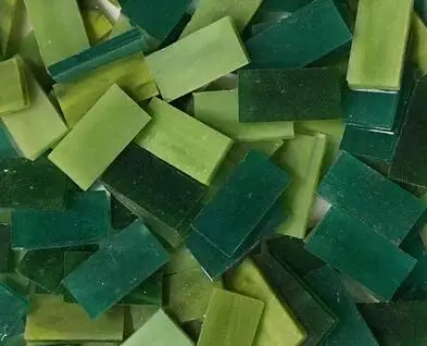 100g Irregular Mosaic Tile Glass Art Glass Mixed Color DIY Crafts Wall Handmade Candlestick Glass Mosaic Candle Holder Materials