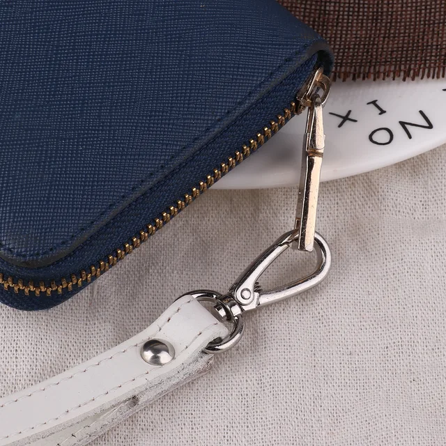 1 Genuine Leather Bag Handle Wristlet Hands-Free Purse Wallet