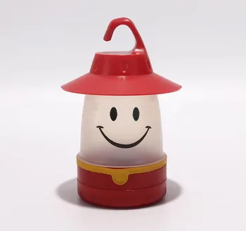 

New Table Lamp Portable lantern for Outdoor, Smiley Face LED Night Light Moving Smile lantern for Kids Room Indoor Decorate