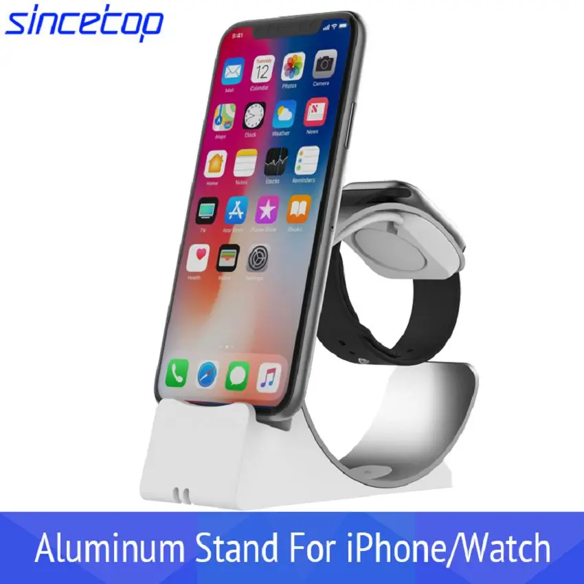 Оригинальная подставка для iPhone зарядная док станция apple watch настольная держатель