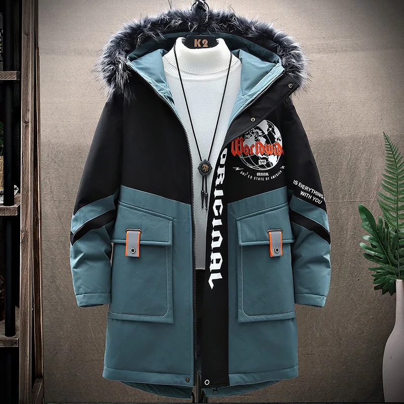 PROD 1005001628992338 New 2020 Winter Warm Jacket Youth Fashion Trend
Popular Logo Casual Coats Men Cotton Padded Jackets Plus Size Drop
Shipping