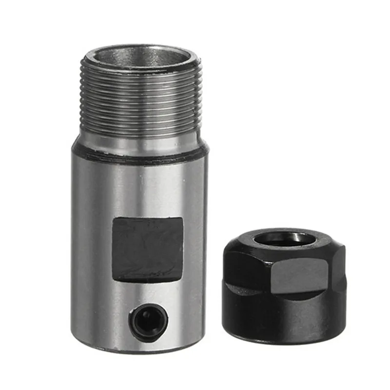 7Pcs ER11 1-7mm Spring Collet Set With ER11A 5mm Extension Rod Motor Shaft Holder High Grade 45 Carbon Steel Tool Holder