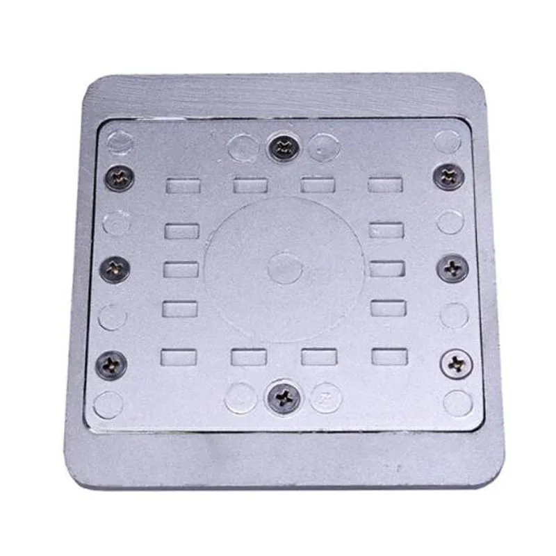 6pcs Continus LED Light Aluminum Solar Road Stud for traffic safety with RED Continus LED Light