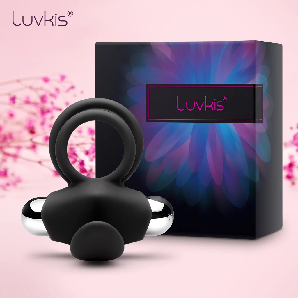 Кольцо для пениса Luvkis мужской пенис игрушка задержки эякуляции вибратор мужчин
