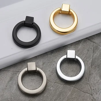 

Wholesale ring closet drawer pull ring cabinet shoe cabinet ring handle zinc alloy handle