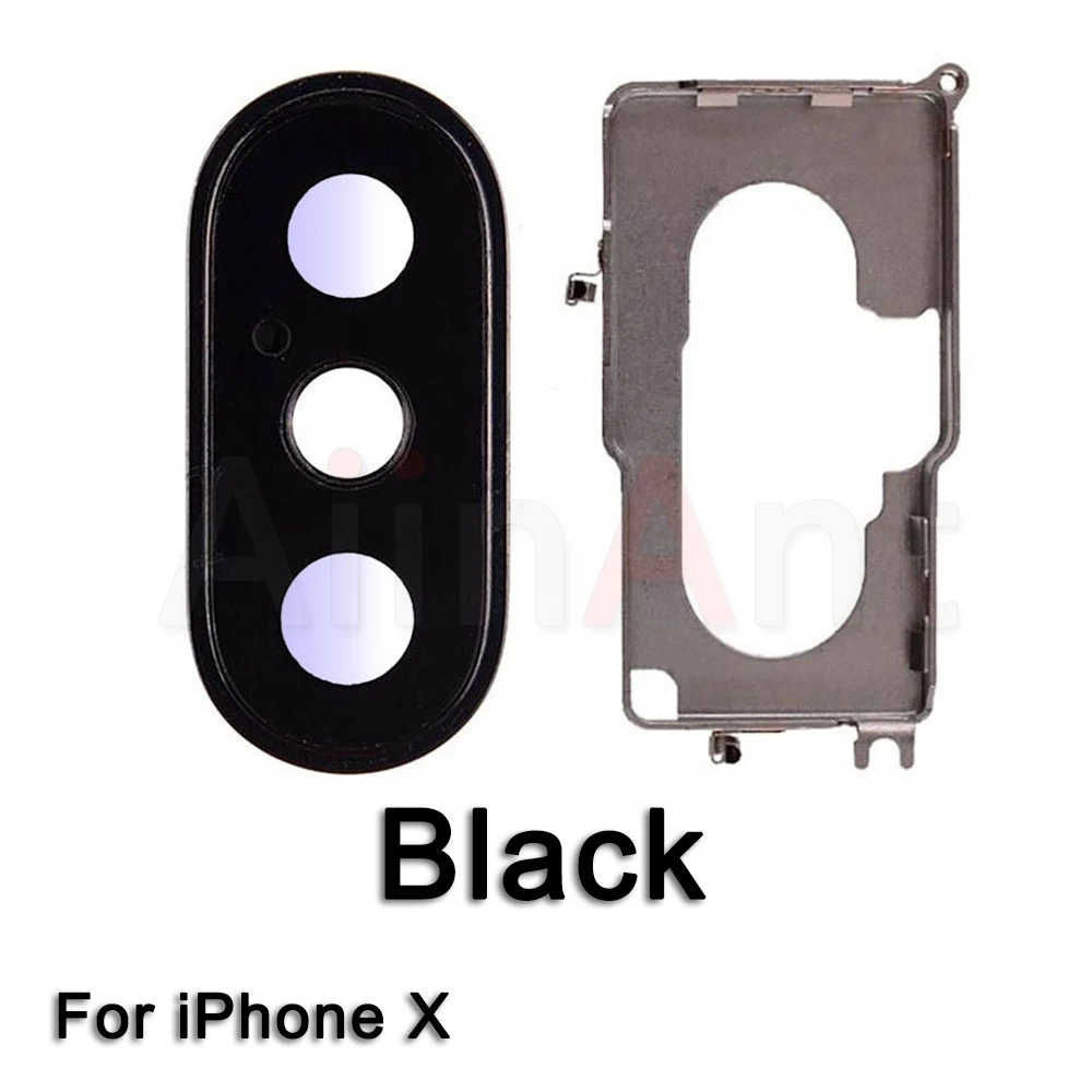 Sapphire Crystal Back Rear Camera Glass Ring For iPhone X Xs Max XR Original Camera Lens Ring Cover Replacement Repair Parts mobile lens 12x Lenses