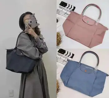 

Ladies Fashion Waterproof Oxford Tote Bag Casual Nylon Shoulder Bag High Quality Small Flap Women Handbags