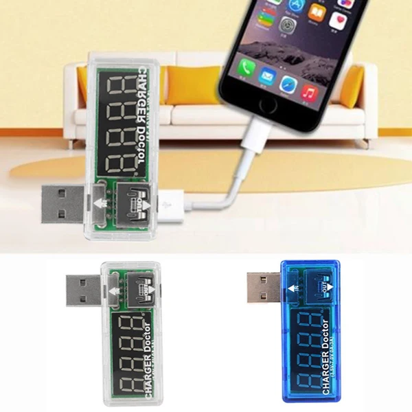USB зарядное устройство Доктор батарея Напряжение измеритель тока тестеры детектор портативный напряжение Детектор тока с светодиодный экран