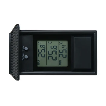 

Mini Digital Thermometer Indoor Hygrometer Room Temperature Humidity Meter Gauge Clock Weather Forecast Max Min Value Display