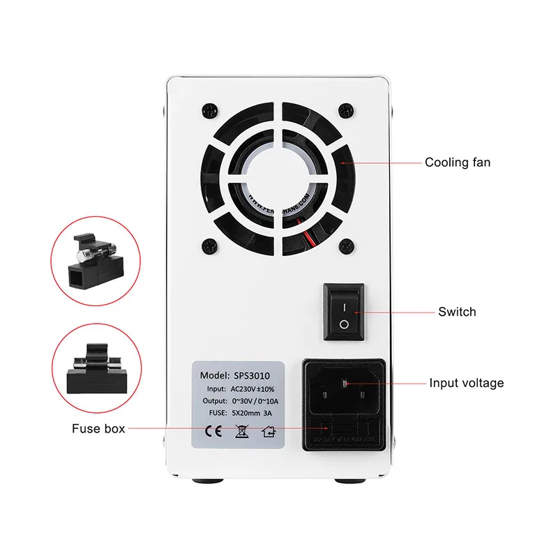NICE-POWER Newest 30V 10A DC Adjustable Switching Power Supply Adjustable power supplies USB interface bench source digital mini-3