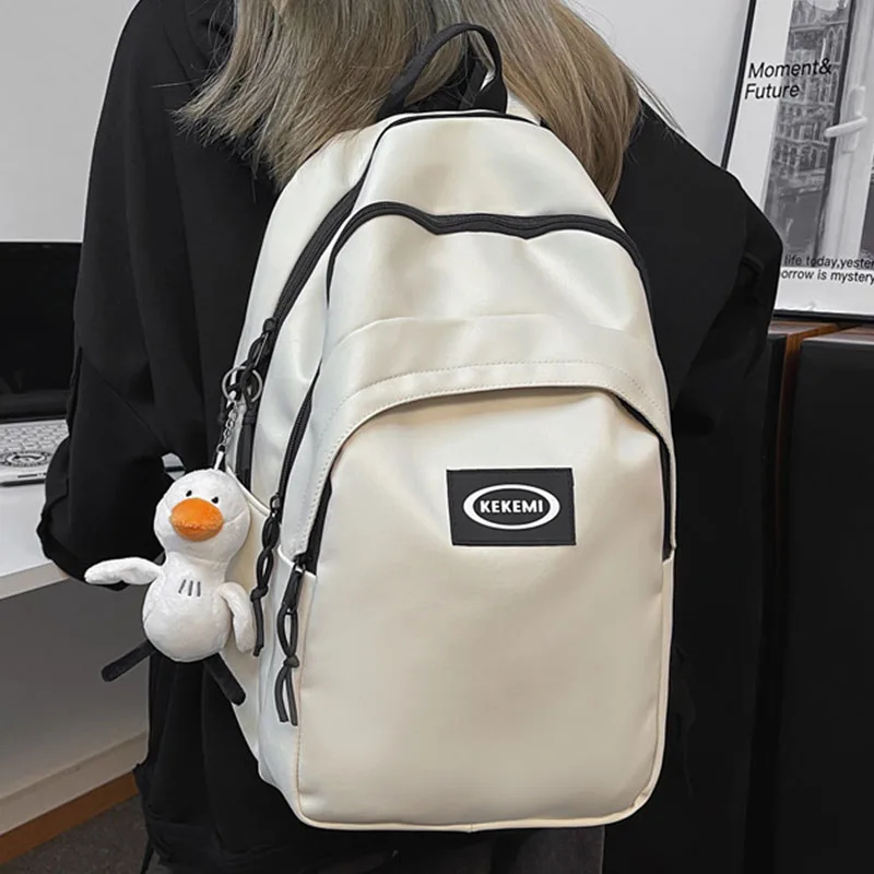 

New Women Korean Harajuku Backpack Large Capicity Teenage Girl Boy College Schoolbag Travel Female Backpacks Simplicity Book Bag