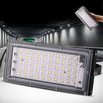 

High Luminous Waterproof IP65 Security Light Daylight Flood Light 220V LED 50W Wall Light For Garden Led Reflector Led Outdoor