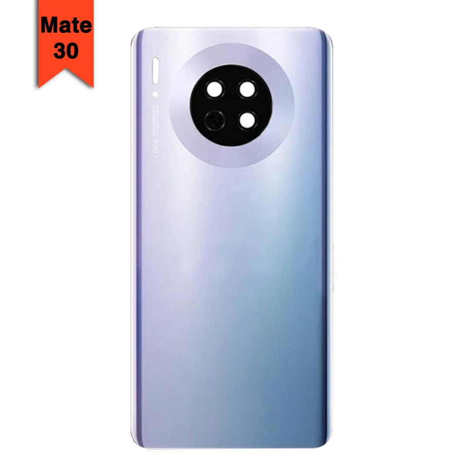 Чехол для задней крышки mate 30 pro для huawei mate 30/mate 30 Pro, чехол для задней стеклянной двери с объективом - Цвет: Mate 30 Silver