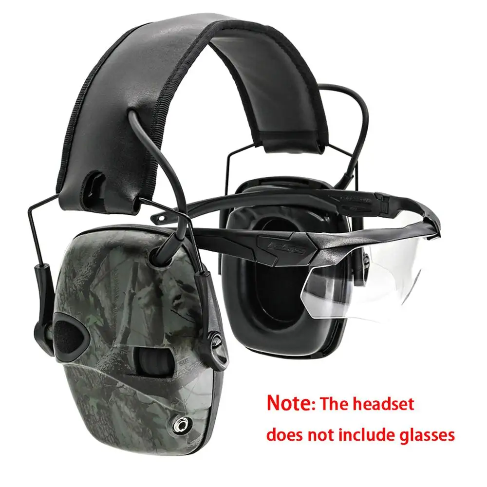 Electronic Shooting Earmuffs Anti-noise Amplification Hunting Hearing Protection Tactics Headset Sightlines Sponge Ear pads