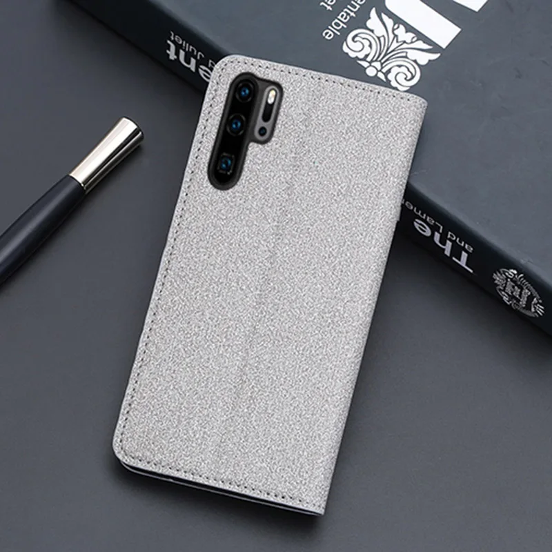 Gray Флип Чехол Для huawei P10 P20 P30 Lite Коврики 9 10 20 Y6 Y9 P smart полиуретановая кожа фабричного изготовления текстура чехол для Honor 8X 7a 9 9X10 lite чехол для телефона - Цвет: Gray