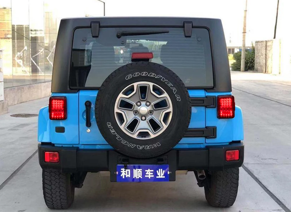 Новинка, задний светильник для Jeep Wrangler JK 2007-, Автомобильный светодиодный задний светильник, задний светильник, сигнальная лампа заднего хода