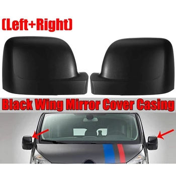 

NEW-Car Rearview Side Mirror Wing Caps Cover Trim Casing for Vauxhall Vivaro Renault 2015-2018 M7641 Mc7640