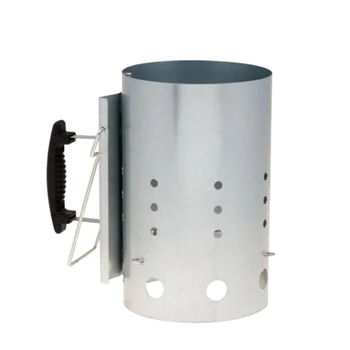 

Rapid Fire Grill Lighter Metal Charcoal Starter Party BBQ Heat Resistant Home Outdoor Burning Thickened Portable Chimney Picnic