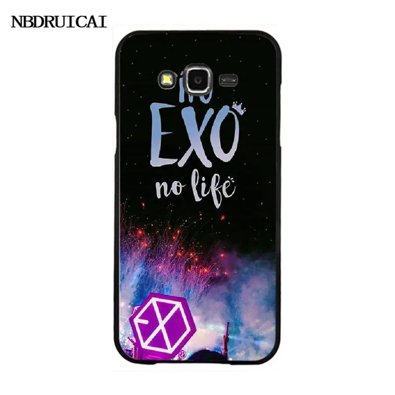 PENGHUWAN Kpop exo Новое поступление черный чехол для сотового телефона Samsung Galaxy J7 J8 J3 J4 J5