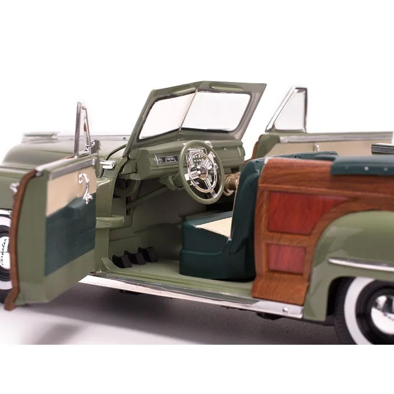 1/18 масштаб 1948 литье под давлением Chrysler модель автомобиля сплав древесно-зернистый игрушечный автомобиль металлические дорожные инструменты имитационная коллекция поклонников подарки