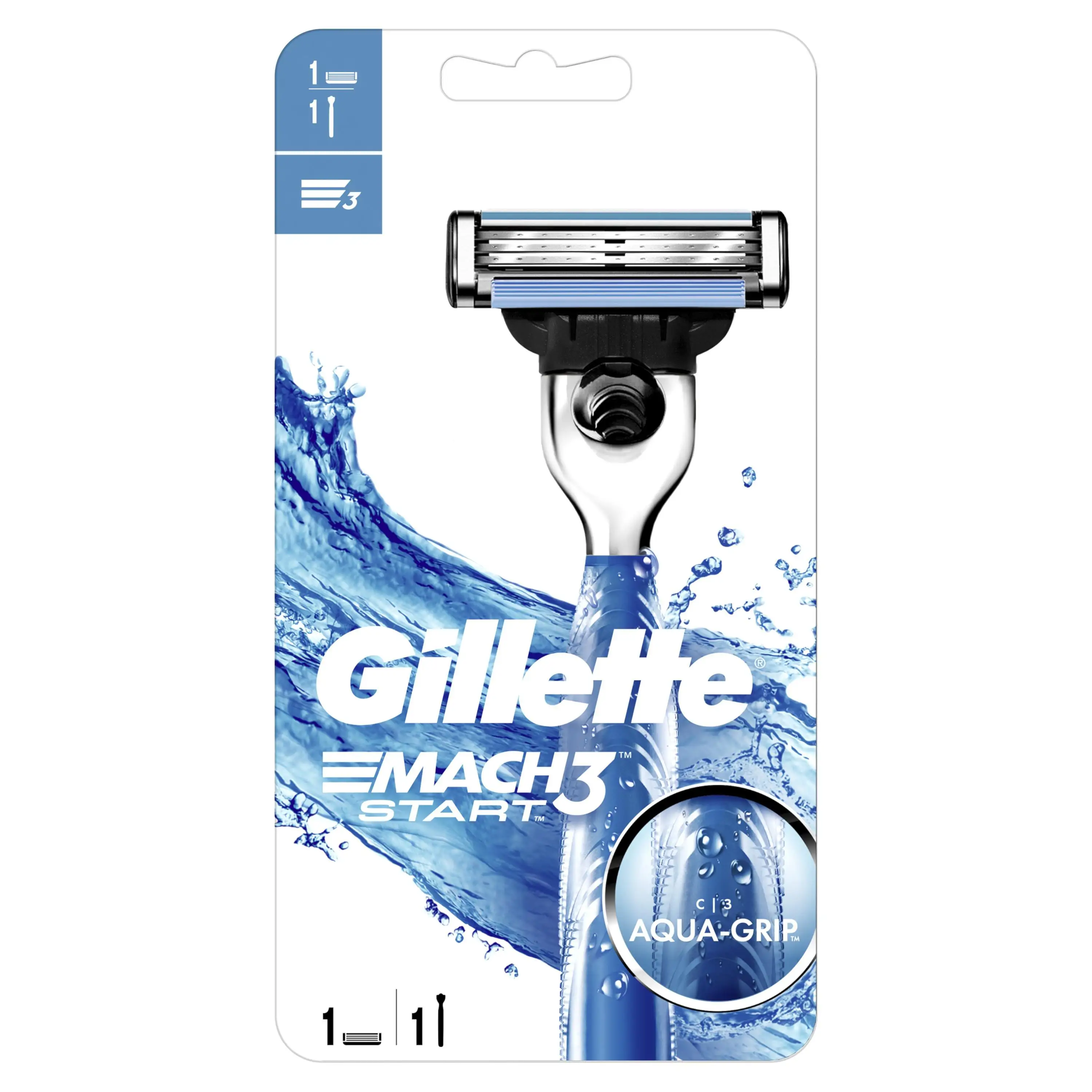 Мужская бритва Gillette Mach 3 Start с 1 сменной кассетой | Красота и здоровье