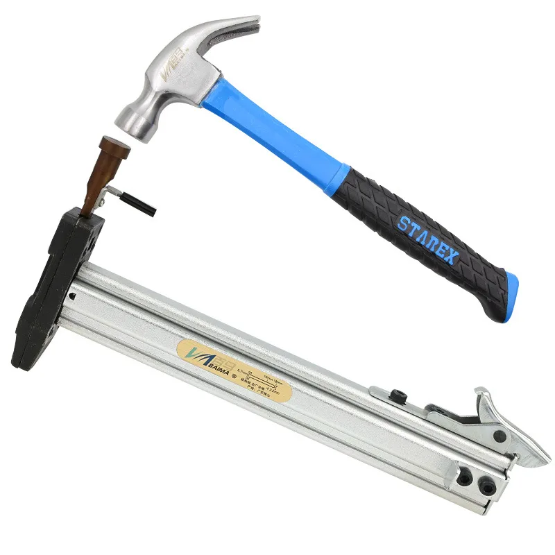 

Blackmer ST18 Manual Nailing Gun ST15 Steel Nail Gun Semi-automatic Cement Staple Gun Trough Nailing Machine Maker