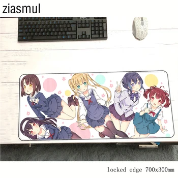 

Saenai Heroine no Sodatekata mouse pad mats cute Computer mouse mat gaming accessories pc mousepad keyboard games gamer