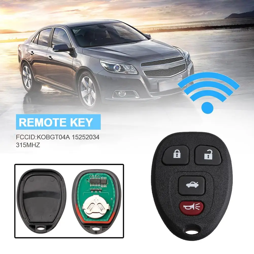 Для автомобильного дистанционного ключа 2009 2010 2011 2012 Chevrolet Malibu 4 кнопки аксессуары