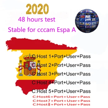

Europe Cccam Spain Portugal Germany Netherlands Italy server DVB-S2 1 year 8 line Cccam ESPA A satellite TV receiver